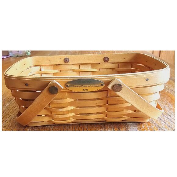 Longaberger Basket 2001 Woven Memories Basket - Picture 6 of 10